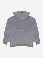 Acid Wash Hoodie - Gray
