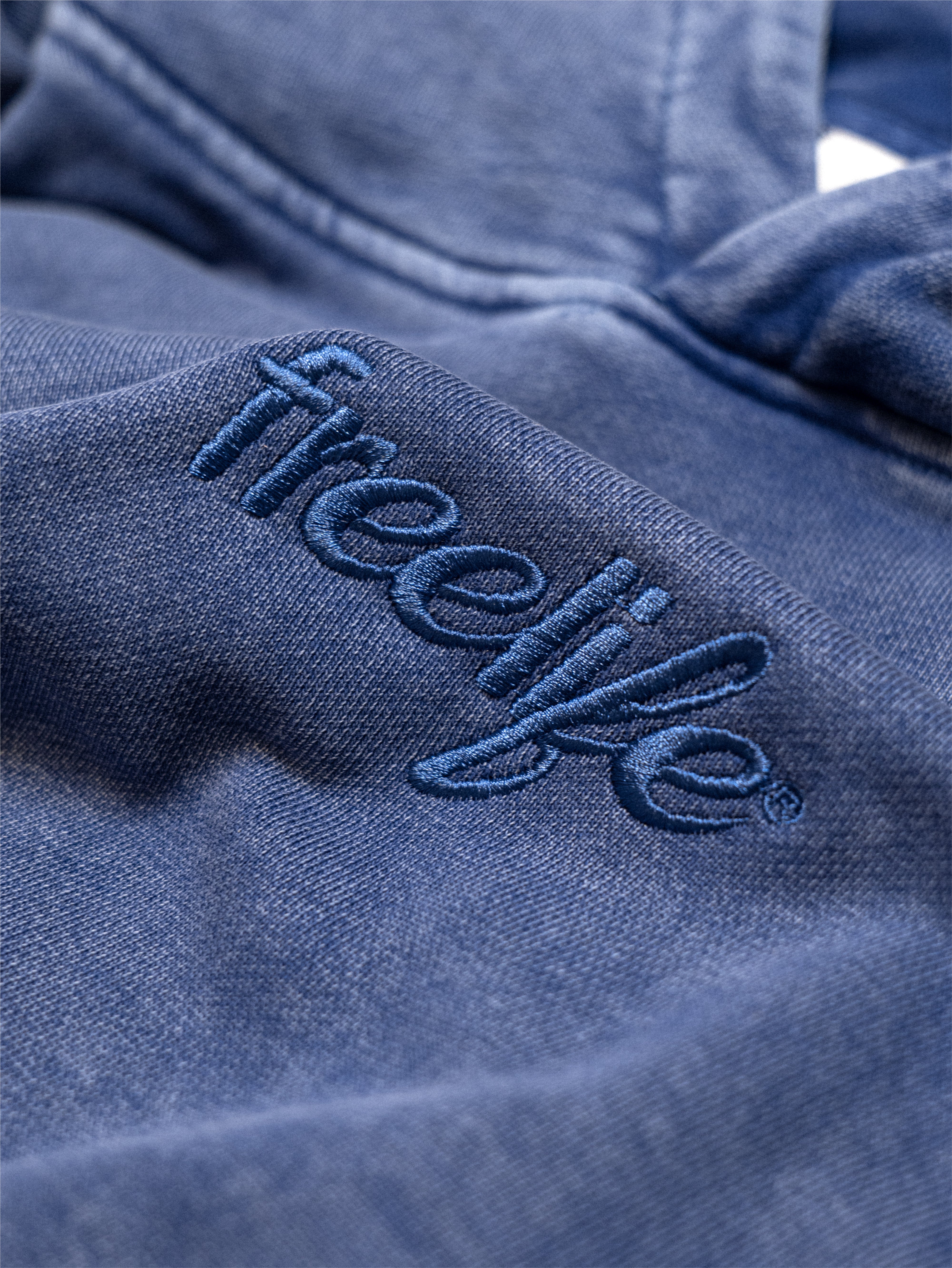 Acid Wash Hoodie - Blue – Freelife Culture