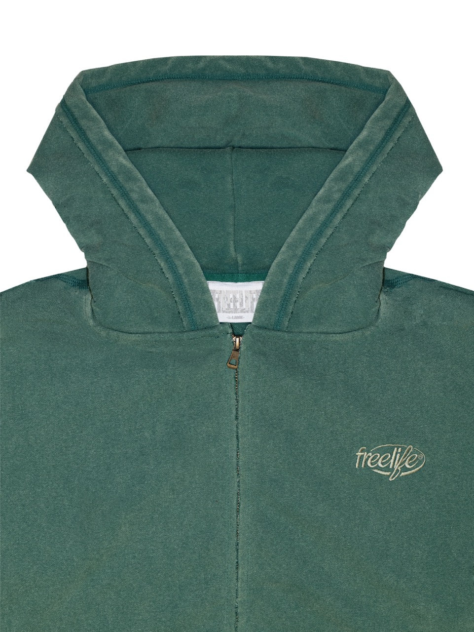 Zipper Hoodie - Green