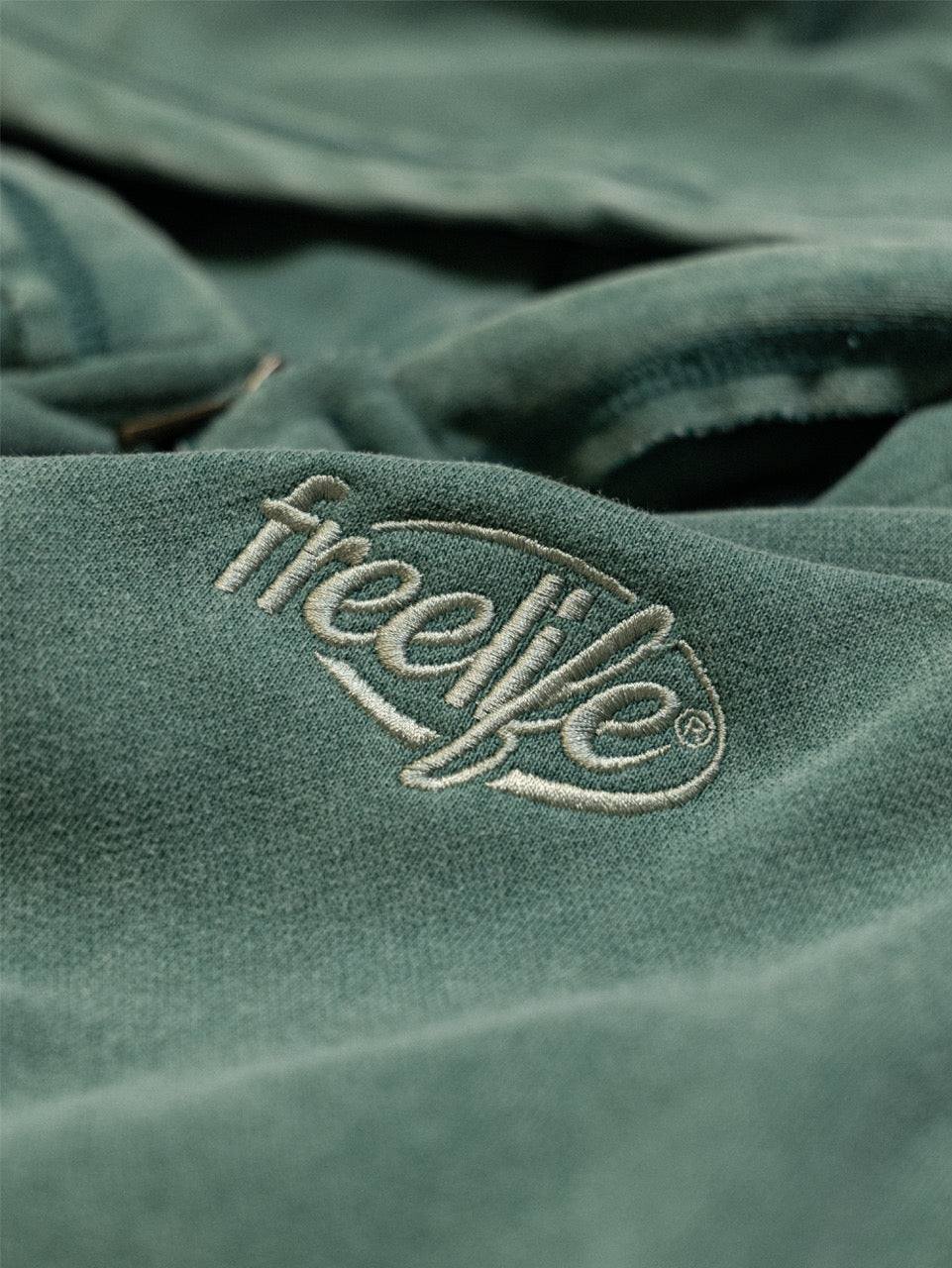 Zipper Hoodie - Green – Freelife Culture