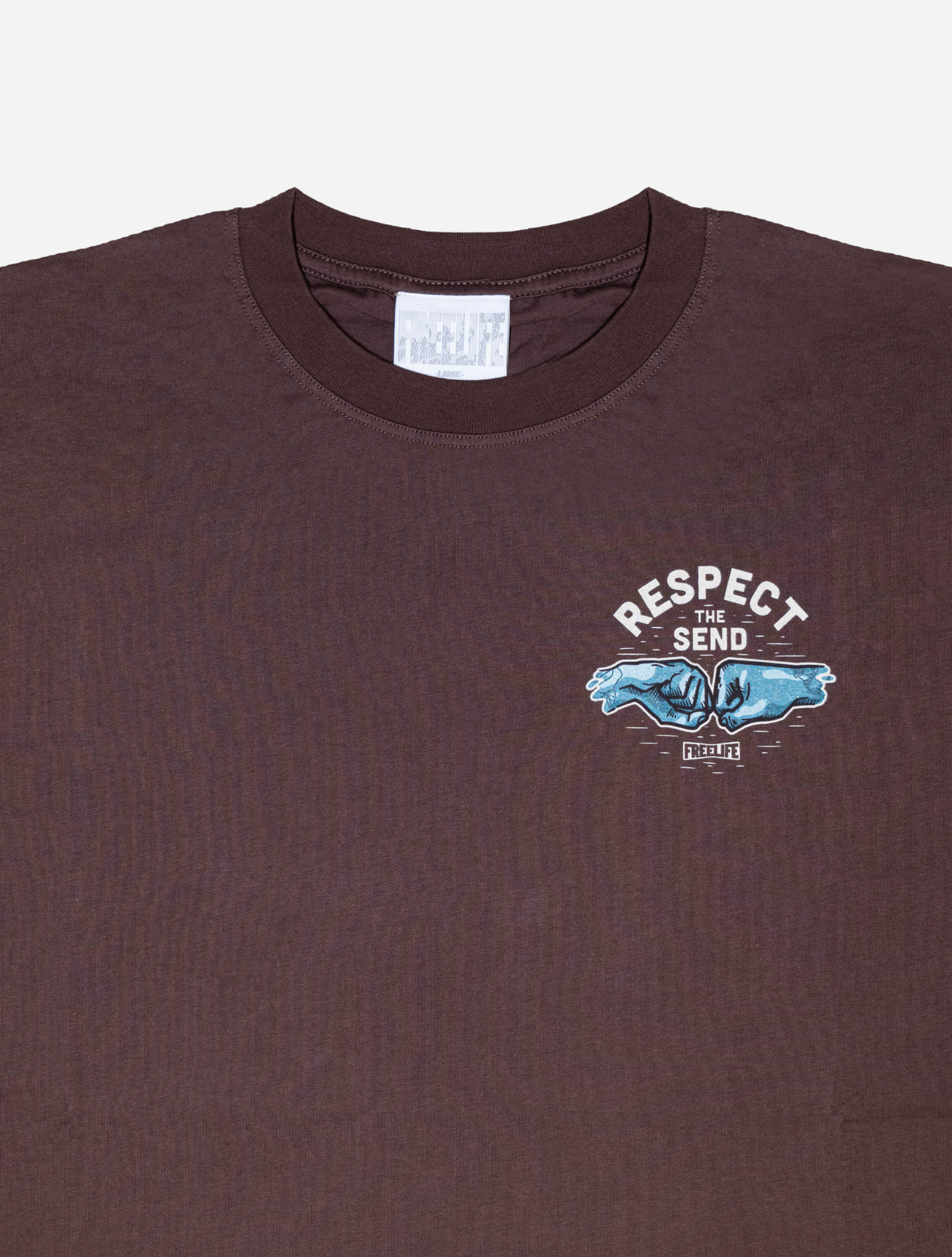 Respect The Send Tee - Brown