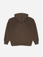 Zipper Hoodie - Brown