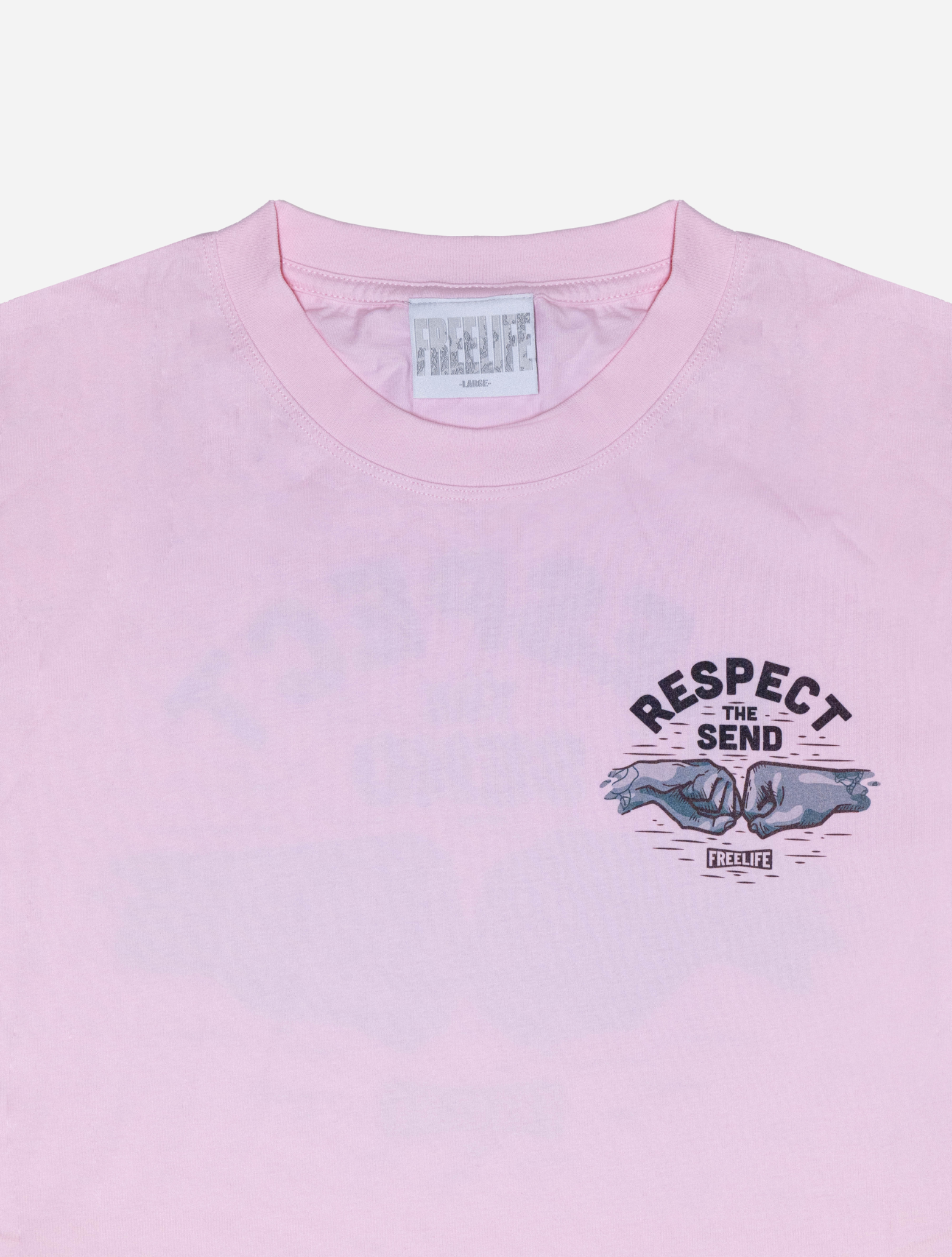 Respect The Send Tee - Pink