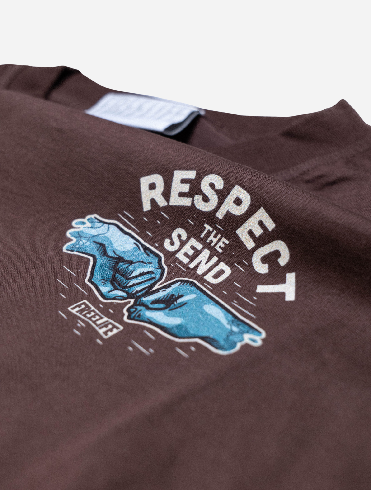 Respect The Send Tee - Brown