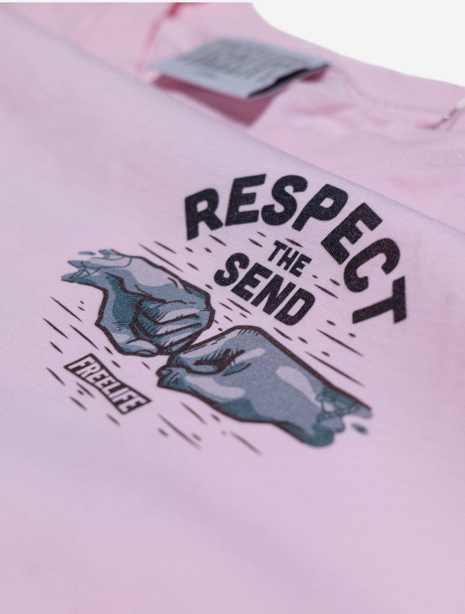 Respect The Send Tee - Pink