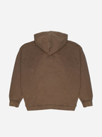 Zipper Hoodie - Brown