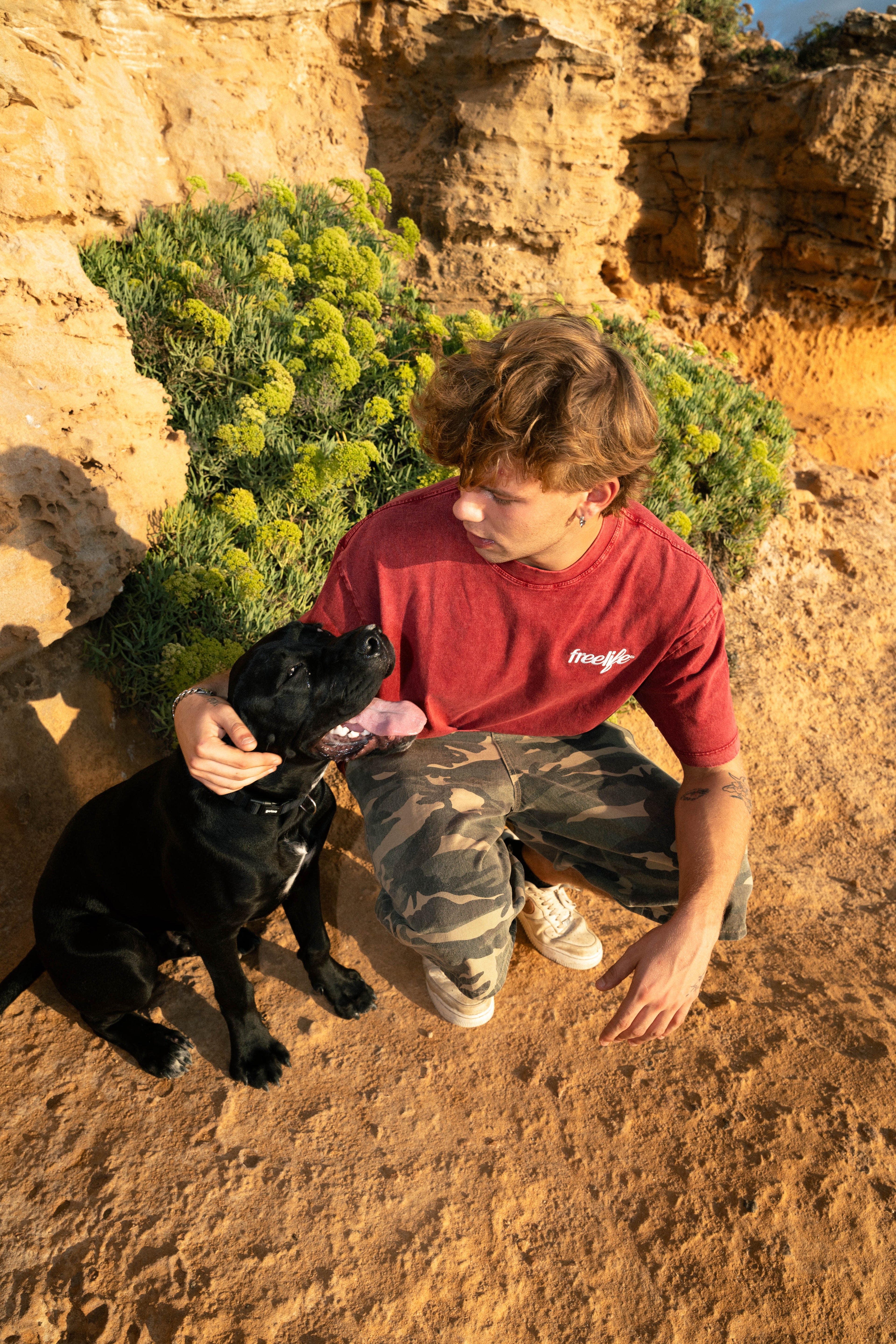 Washed Summer Tee - Red