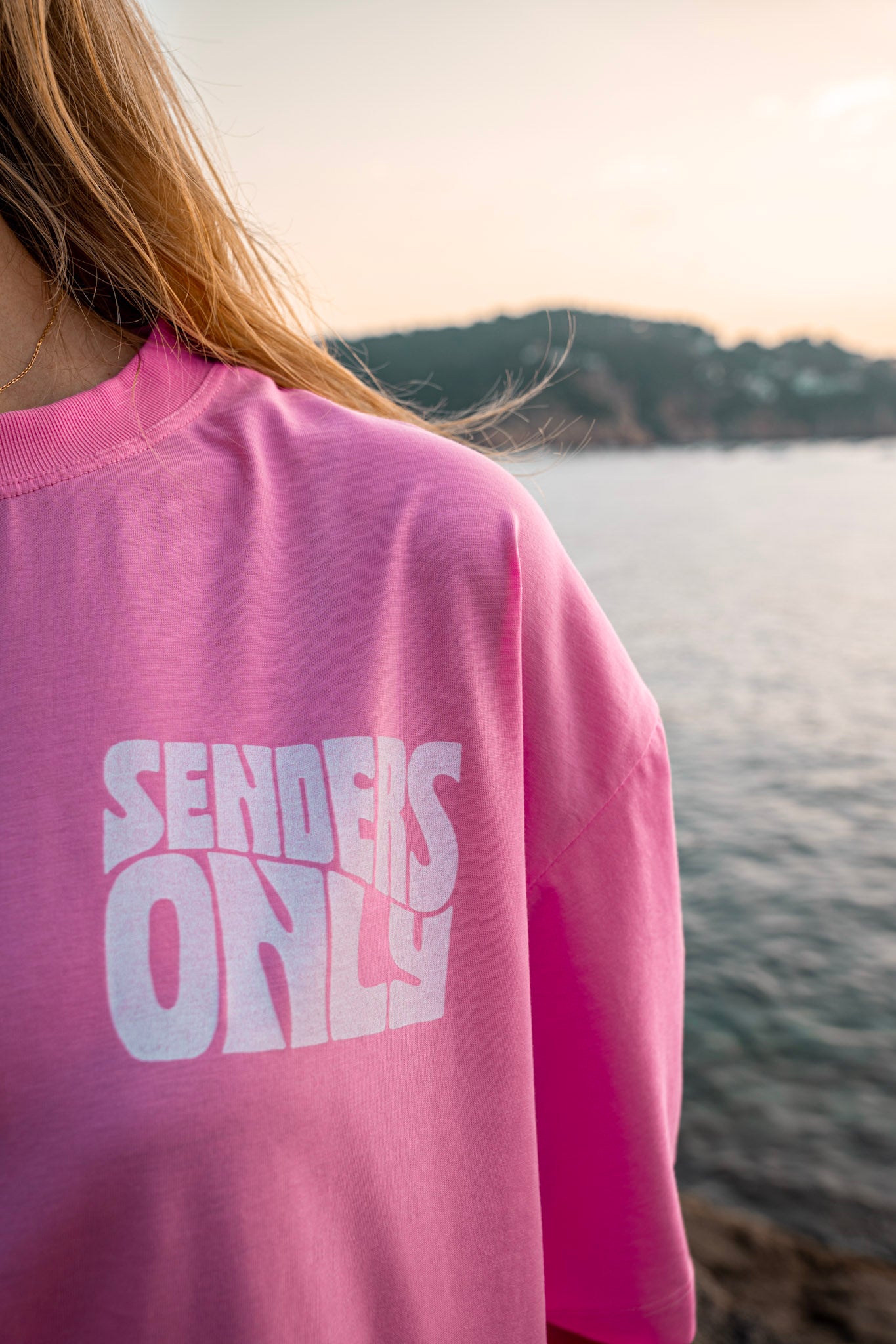 Senders Only Tee - Pink