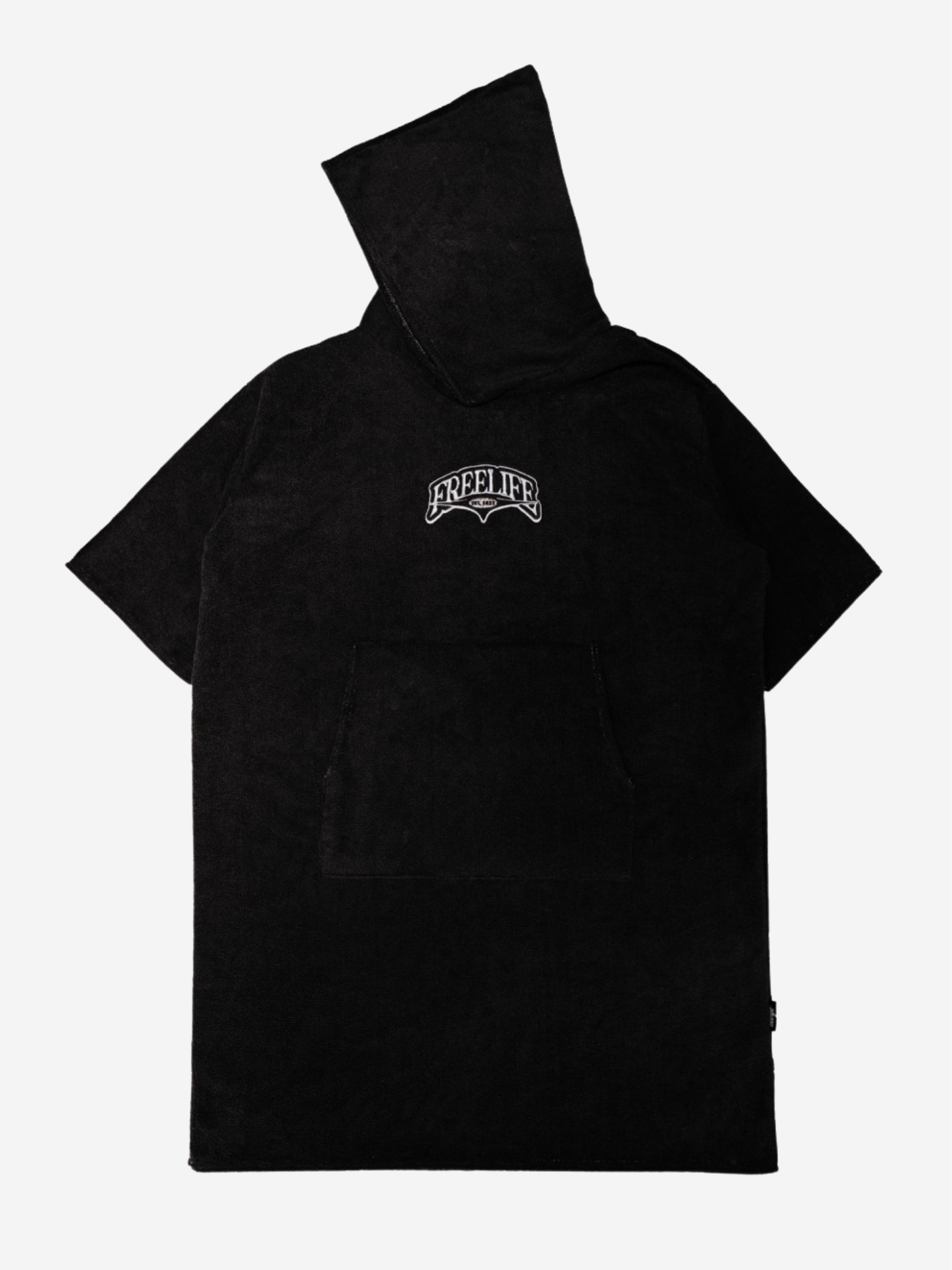 Star Hoodie Towel - Black