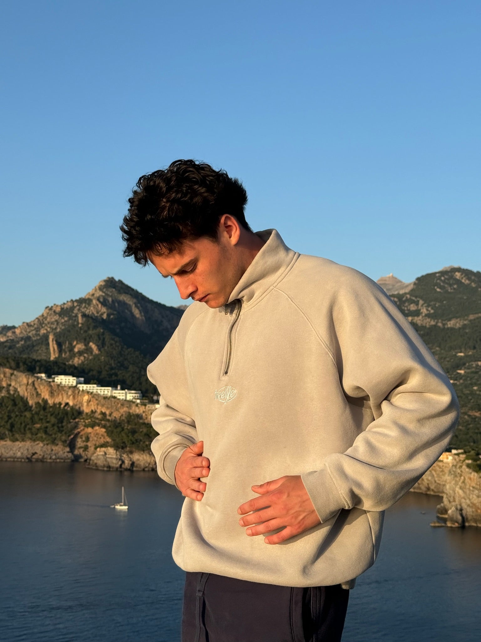 Washed Zip-Up