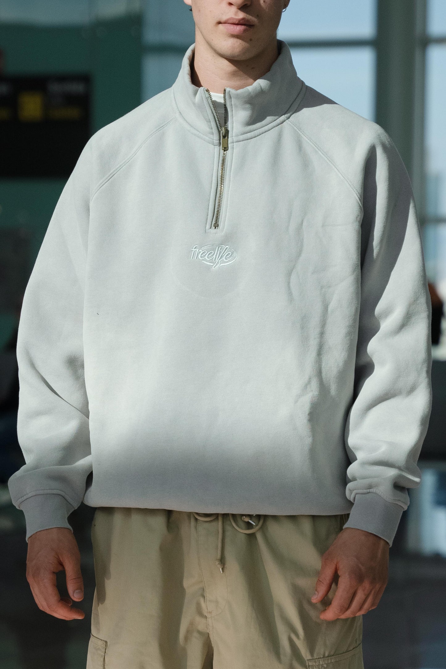 Washed Zip-Up